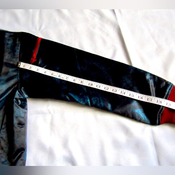 NEW! Unity Bomber Satin Jacket Size L Large Artist SEL Art Drip Studios Zen Punk - Picture 5 of 6